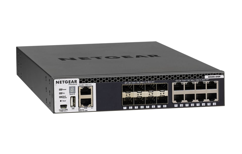 NETGEAR XSM4316S Managed L3 10G Ethernet (100/1000/10000) 1U Zwart