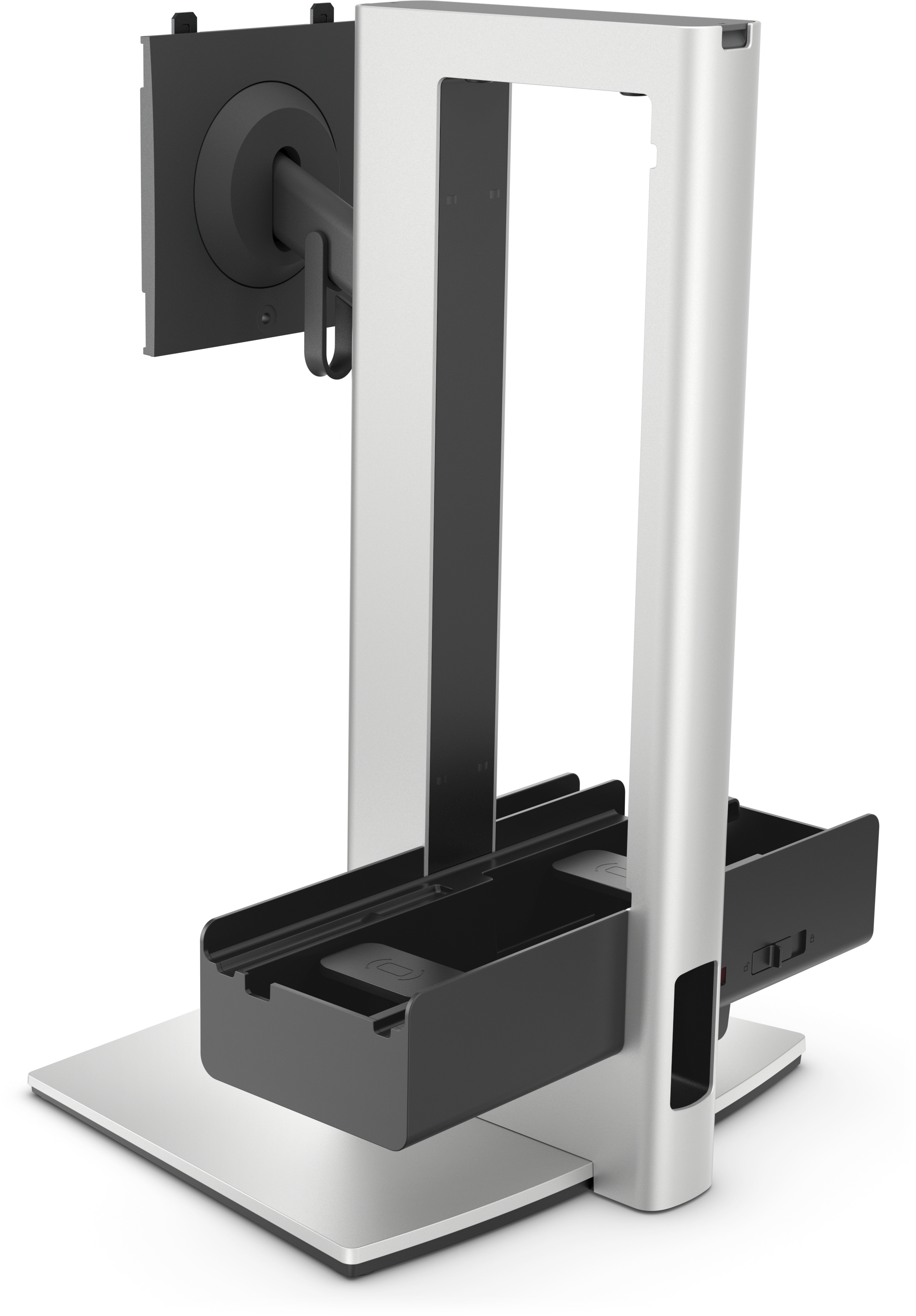 DELL Pro Slim OSS25 68,6 cm (27") Bureau Zwart, Zilver