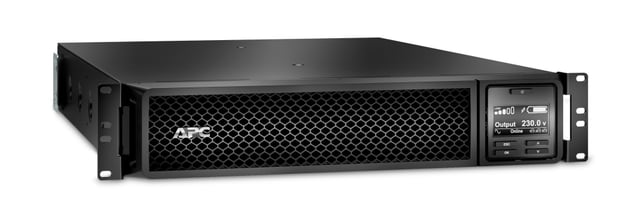 APC Smart-UPS On-Line SRT3000RMXLW-IEC - 3000VA, 6x C13, 2x C19 uitgang, rackmountable, 208V/230V input