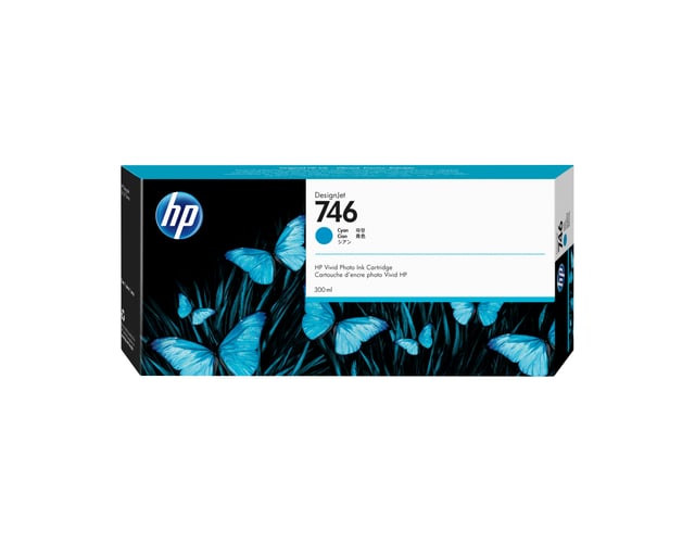 HP 746 cyaan DesignJet inktcartridge, 300 ml
