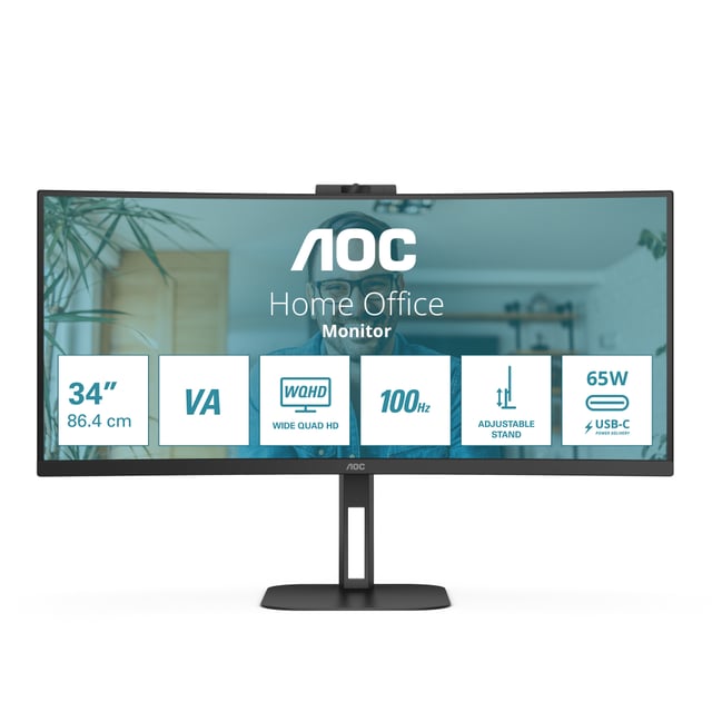 AOC V5 CU34V5CW monitor 34"
