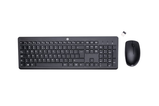 HP 230 draadloze muis- en QWERTY Zwart