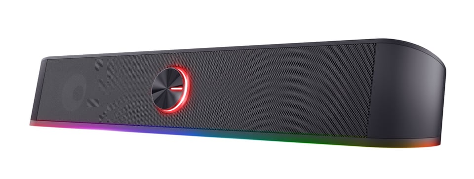 Trust GXT 619 Thorne Soundbar - RGB soundbar – 2.0 kanaal – USB-gevoed – Zwart