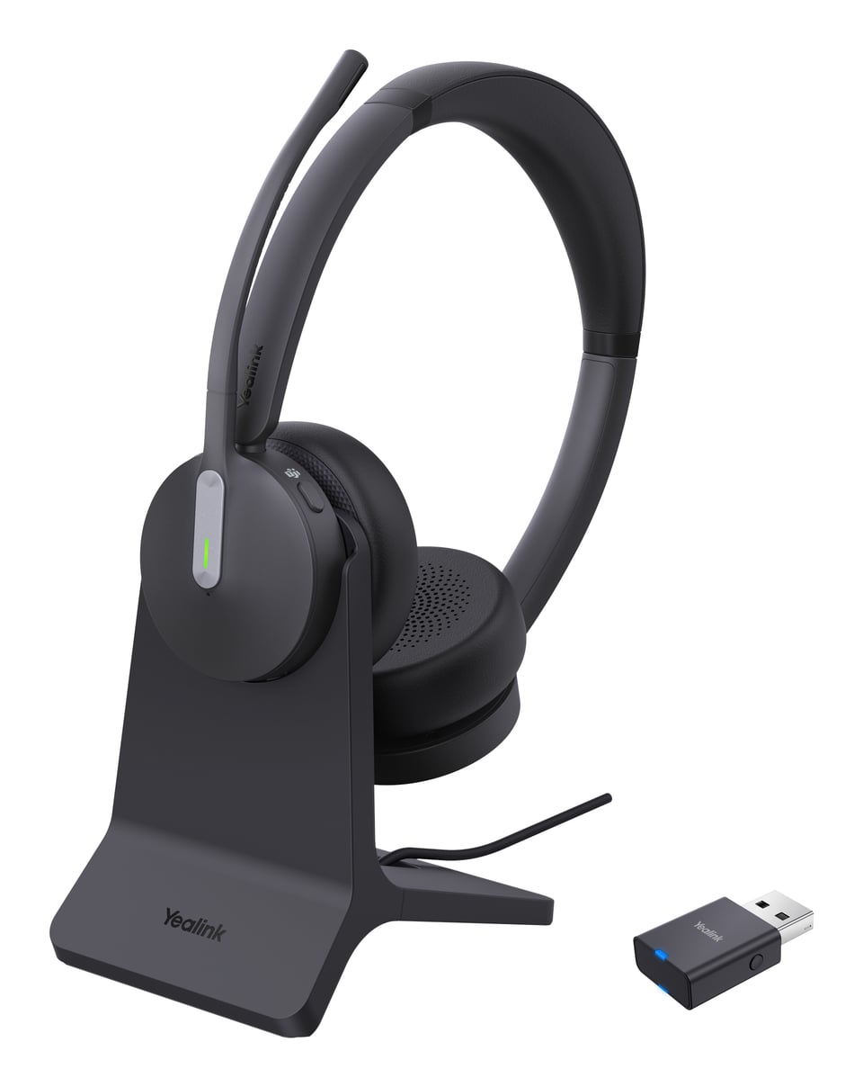 Yealink WH64 Hybird Dual met oplaadstandaard Teams Headset