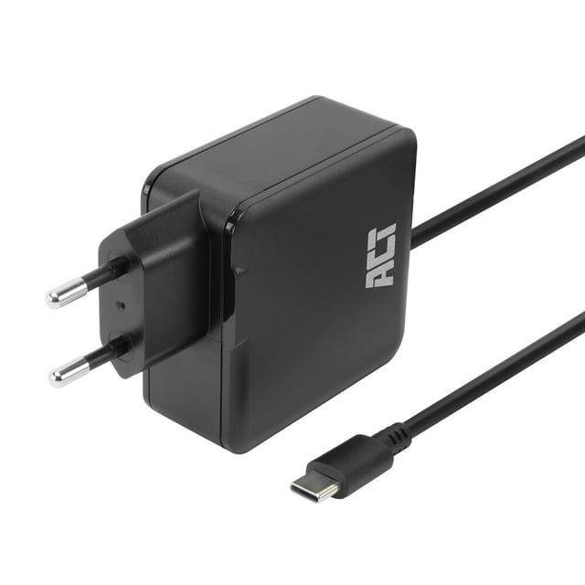 ACT USB-C laptoplader 65W met Power Delivery-profielen, 2 meter