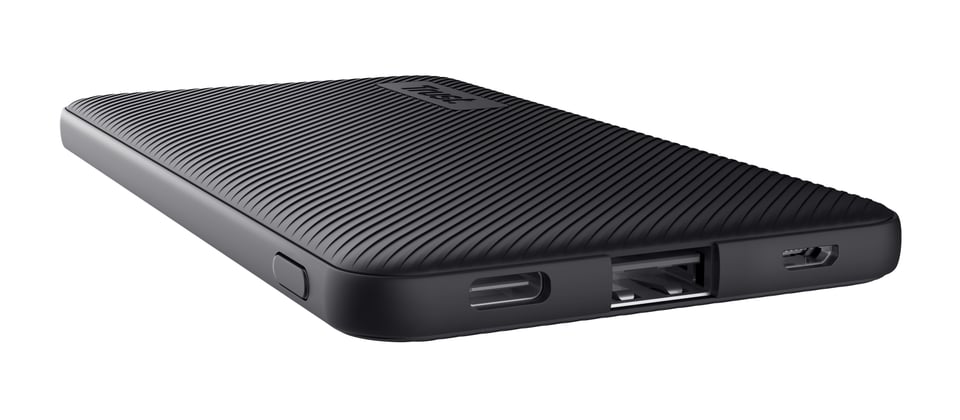 Trust Primo Powerbank 5.000 mAh - Compacte powerbank – 12W opladen – 5.000 mAh – Zwart
