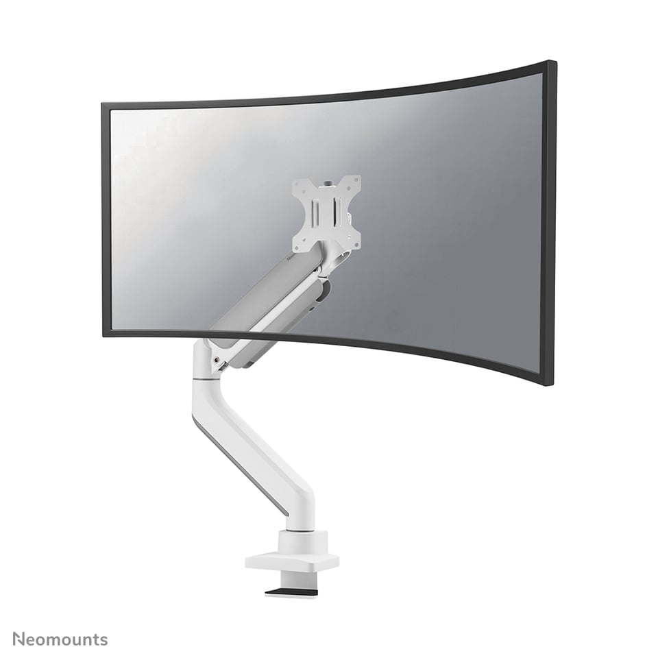 Neomounts DS70PLUS-450WH1 Monitorarm 17-49" - gasveer - Topfix - 180°-stop