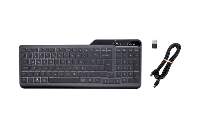 HP 400 backlit toetsenbord met QWERTY