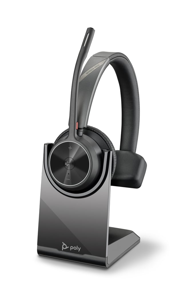 HP Poly Voyager 4310 Microsoft Teams Certified Headset + BT700 dongle + oplaadstatief