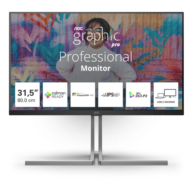 AOC U3 U32U3CV monitor 31,5"