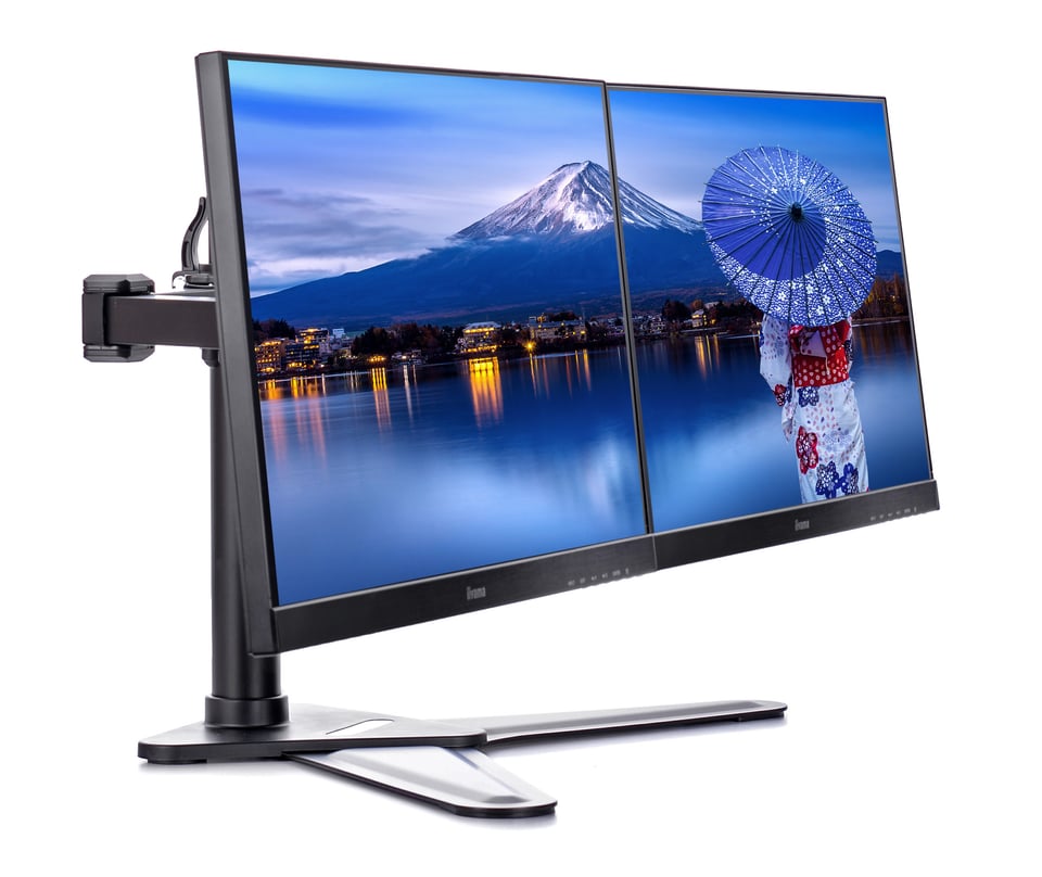 iiyama DS1002D-B1 flat panel bureau steun 81,3 cm (32") Zwart