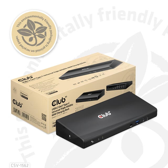 CLUB3D Type-C Universeel (2x 4K60Hz dockingstation