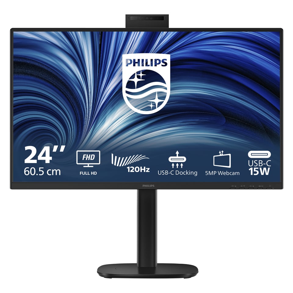 Philips 3000 series 24B2U3301H/00 computer monitor 60,5 cm (23.8") 1920 x 1080 Pixels Full HD LCD Zwart