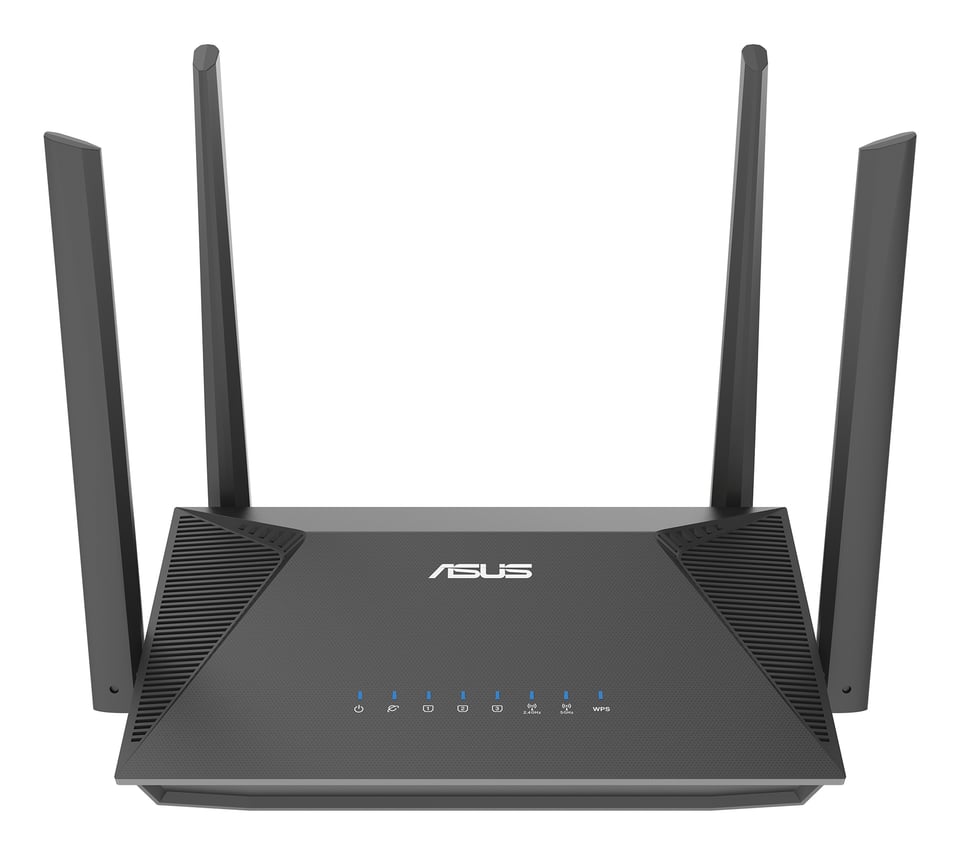ASUS RT-AX52 Pro AX3000 draadloze router Gigabit Ethernet Dual-band (2.4 GHz / 5 GHz) Zwart