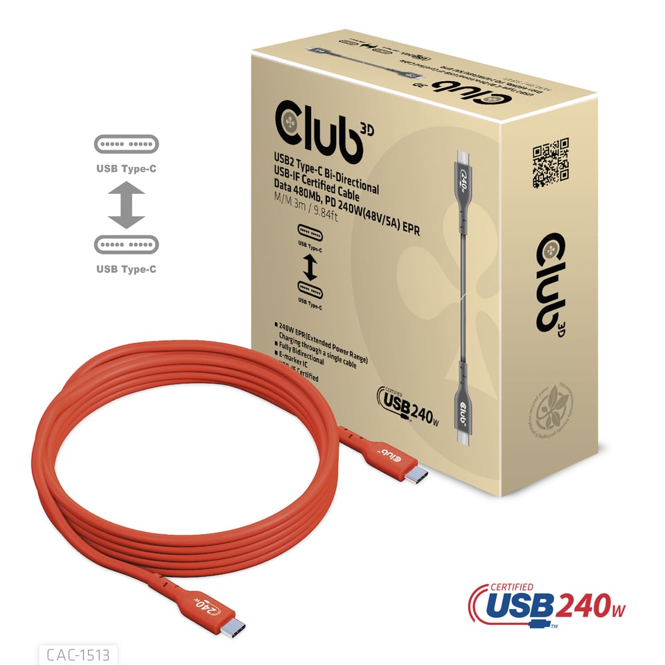 CLUB3D USB2 3