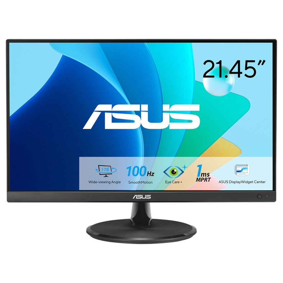 ASUS VP227HF computer monitor 54,5 cm (21.4") 1920 x 1080 Pixels Full HD LCD Zwart