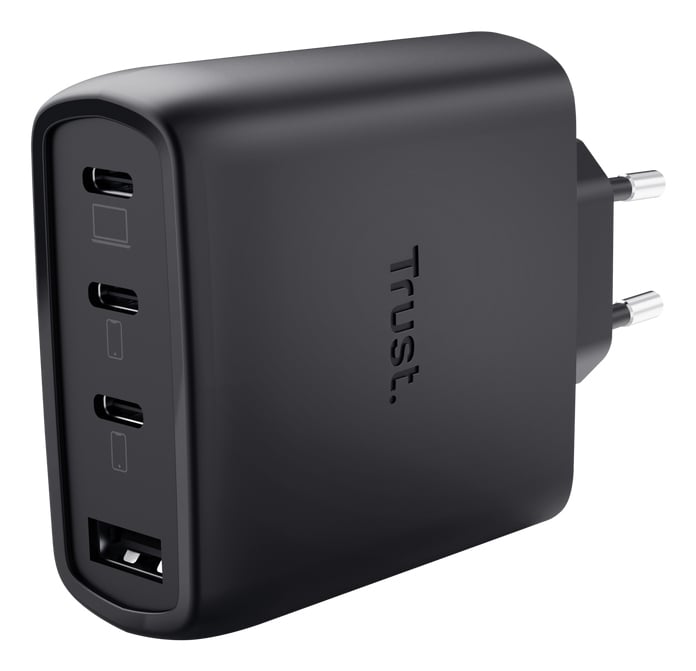 Trust Maxo 65W Universeel Zwart AC Snel opladen Binnen