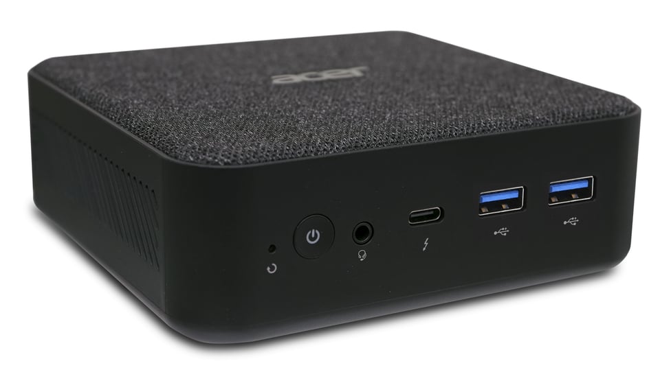 Acer Revo Box RB102 R5710 AMD Ryzen™ 5 7430U 16 GB DDR5-SDRAM 512 GB SSD Windows 11 Home Mini PC Zwart