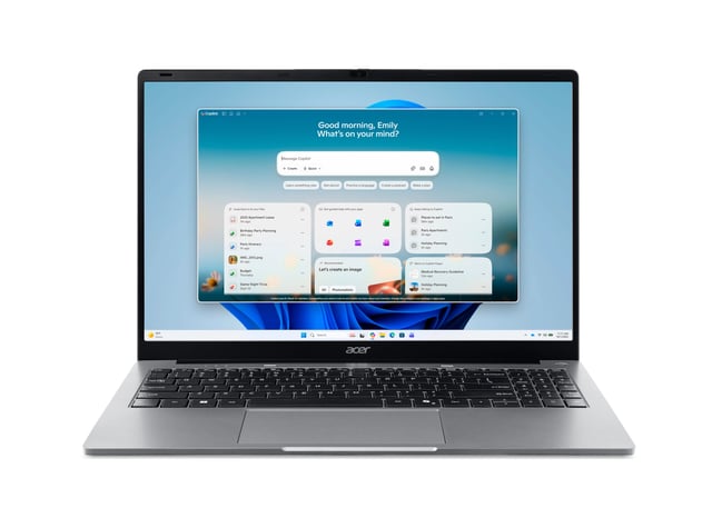 Acer Aspire Lite AL15-47P-R3NU AMD Ryzen™ 3 5400U Laptop 39,6 cm (15.6") Full HD 8 GB DDR4-SDRAM 128 GB SSD Wi-Fi 6 (802.11ax) Windows 11 Home Grijs AZERTY