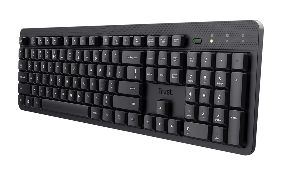 Trust Ody V2 - Draadloos toetsenbord - Stil - Multimedia Toetsen - Qwerty US