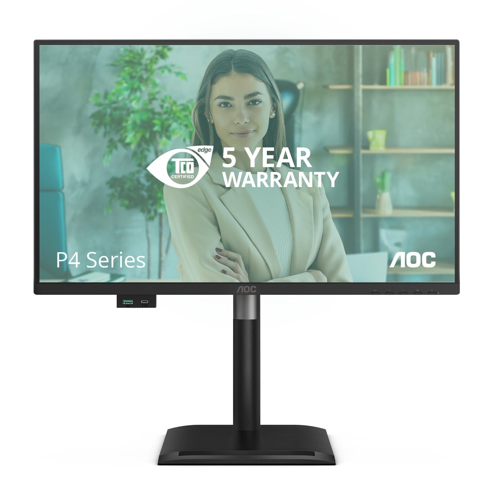 AOC 24P4U computer monitor 60,5 cm (23.8") 1920 x 1080 Pixels Full HD Zwart