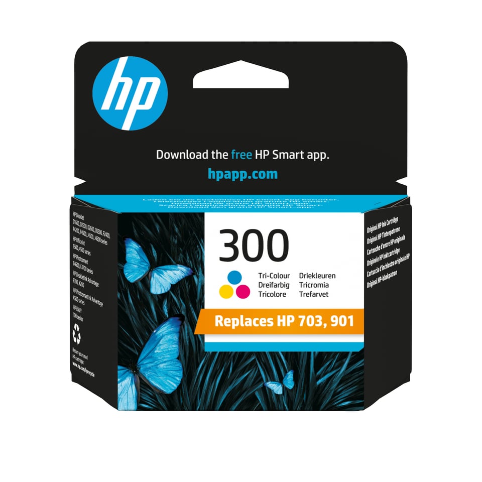 HP 300 originele drie-kleuren inktcartridge