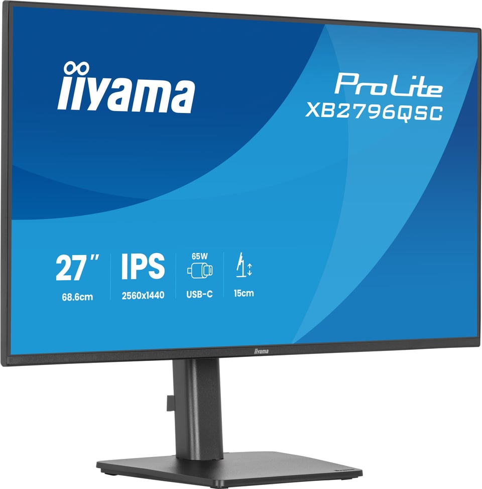 iiyama ProLite XB2796QSC-B1 computer monitor 68,6 cm (27") 2560 x 1440 Pixels Quad HD LED Zwart