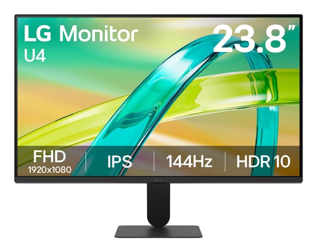 LG 24U411B-B computer monitor 60,5 cm (23.8") 1920 x 1080 Pixels Full HD LCD Zwart