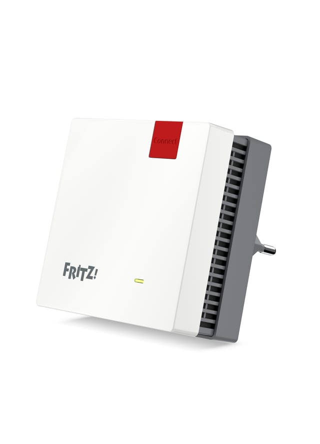 Repeater Mesh Wi-Fi Extender 1600 (FRITZ! 1200 AX International) Netwerkrepeater Wit 10, 100, 1000 Mbit/s