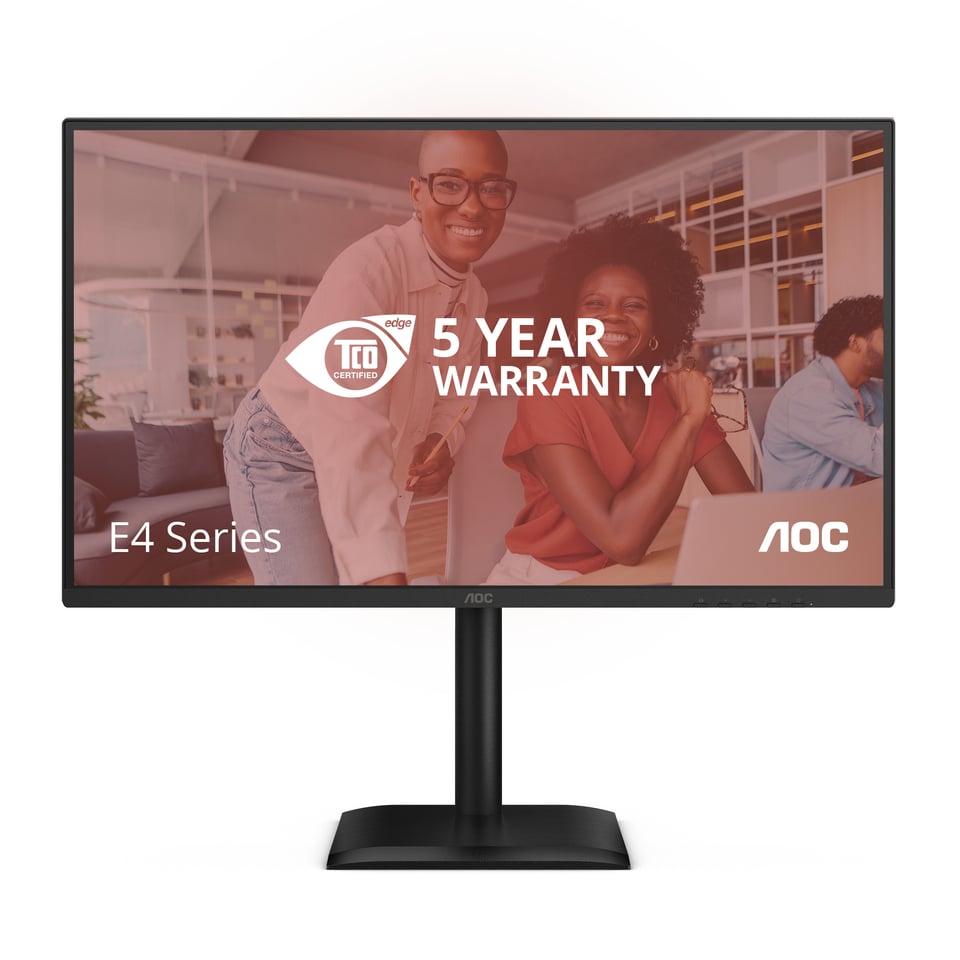 AOC E4 Q27E4CV computer monitor 68,6 cm (27") 2560 x 1440 Pixels Quad HD LED Zwart