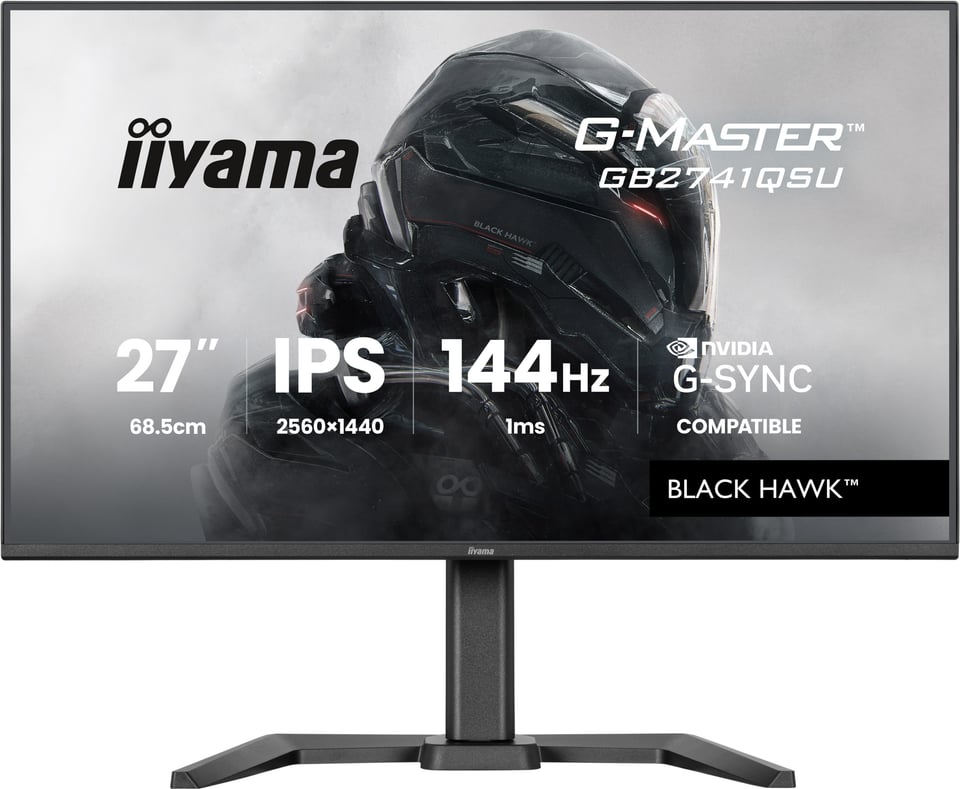 iiyama G-MASTER GB2741QSU-B1 computer monitor 68,6 cm (27") 2560 x 1440 Pixels 4K Ultra HD LED Zwart