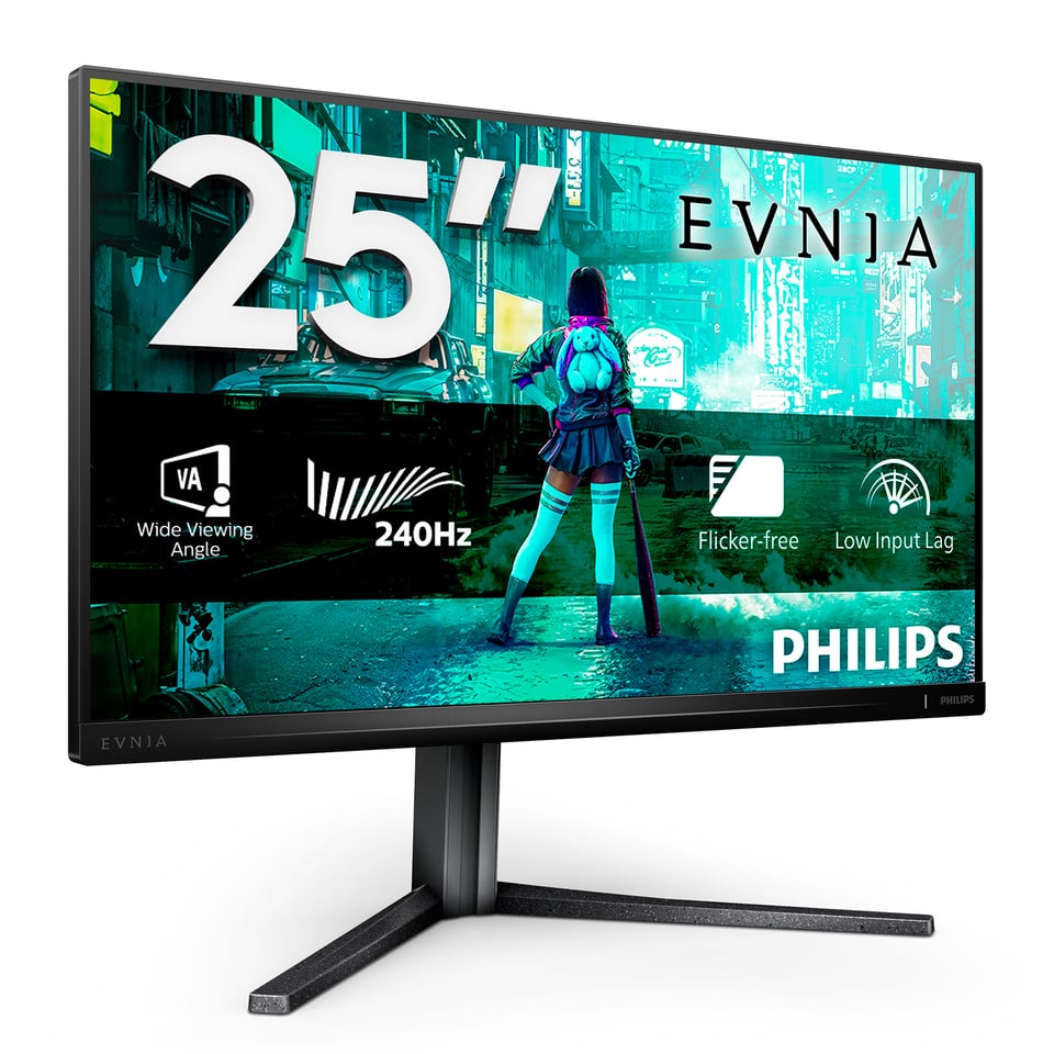 Philips Evnia 25M2N3200W/00 computer monitor 62,2 cm (24.5") 1920 x 1080 Pixels Full HD LCD Grijs