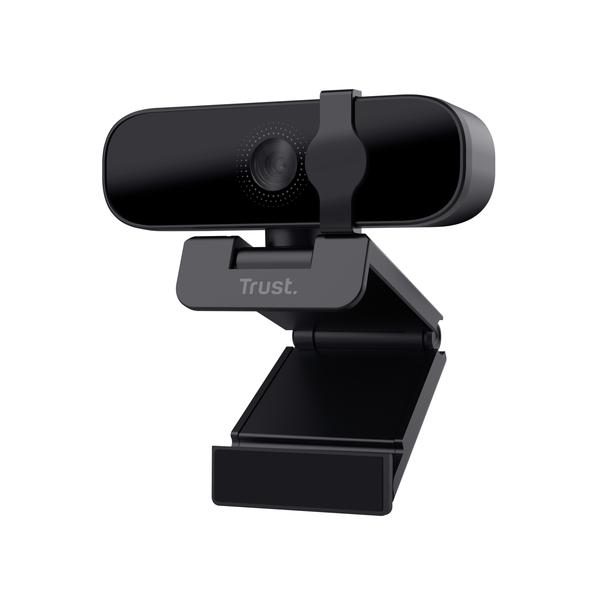Trust Tanor Full HD Webcam – webcam – Full HD webcam met privacy‑cover – geïntegreerde microfoon – zwart