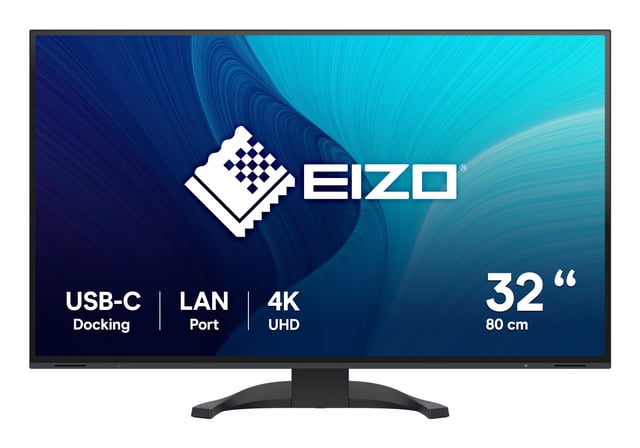 EIZO FlexScan EV3240X-BK computer monitor 80 cm (31.5") 3840 x 2160 Pixels 4K Ultra HD LCD Zwart