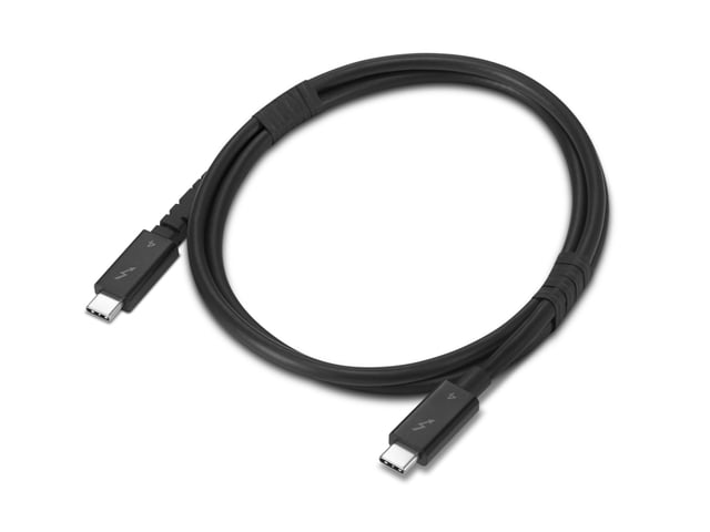 Lenovo 4X91U94412 Thunderbolt-kabel 1 m 40 Gbit/s Zwart