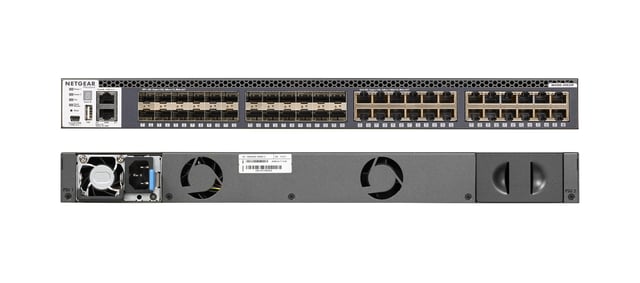 NETGEAR M4300-24X24F/US/EMEA Managed 10G Ethernet (100/1000/10000) 1U Grijs