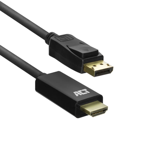 ACT DisplayPort naar HDMI adapterkabel, 1,8 m