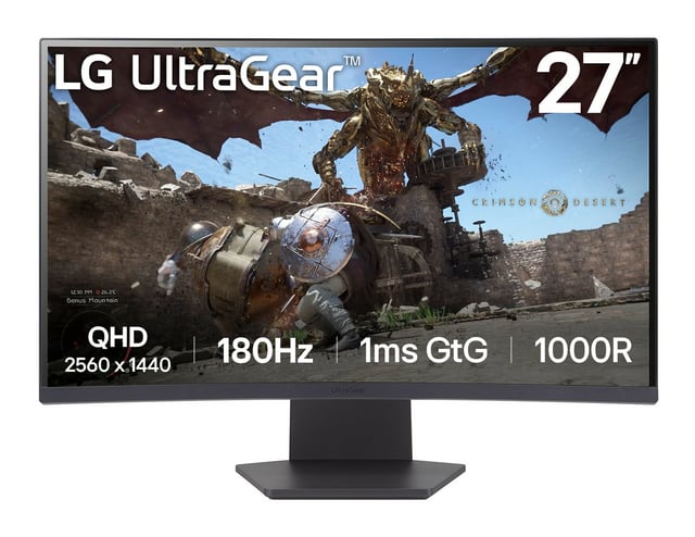 LG 27GS60QC-B monitor 27"