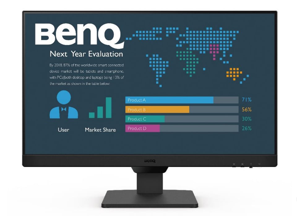 BenQ BL2490 computer monitor 60,5 cm (23.8") 1920 x 1080 Pixels Full HD Zwart
