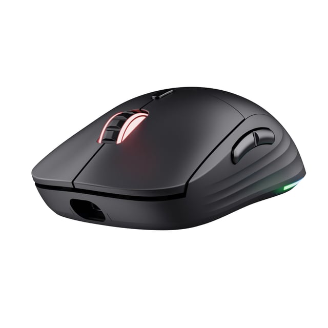Trust GXT 927 Redex+ Gaming Muis - Draadloze gamingmuis – 6 programmeerbare knoppen – 25600 DPI – Zwart