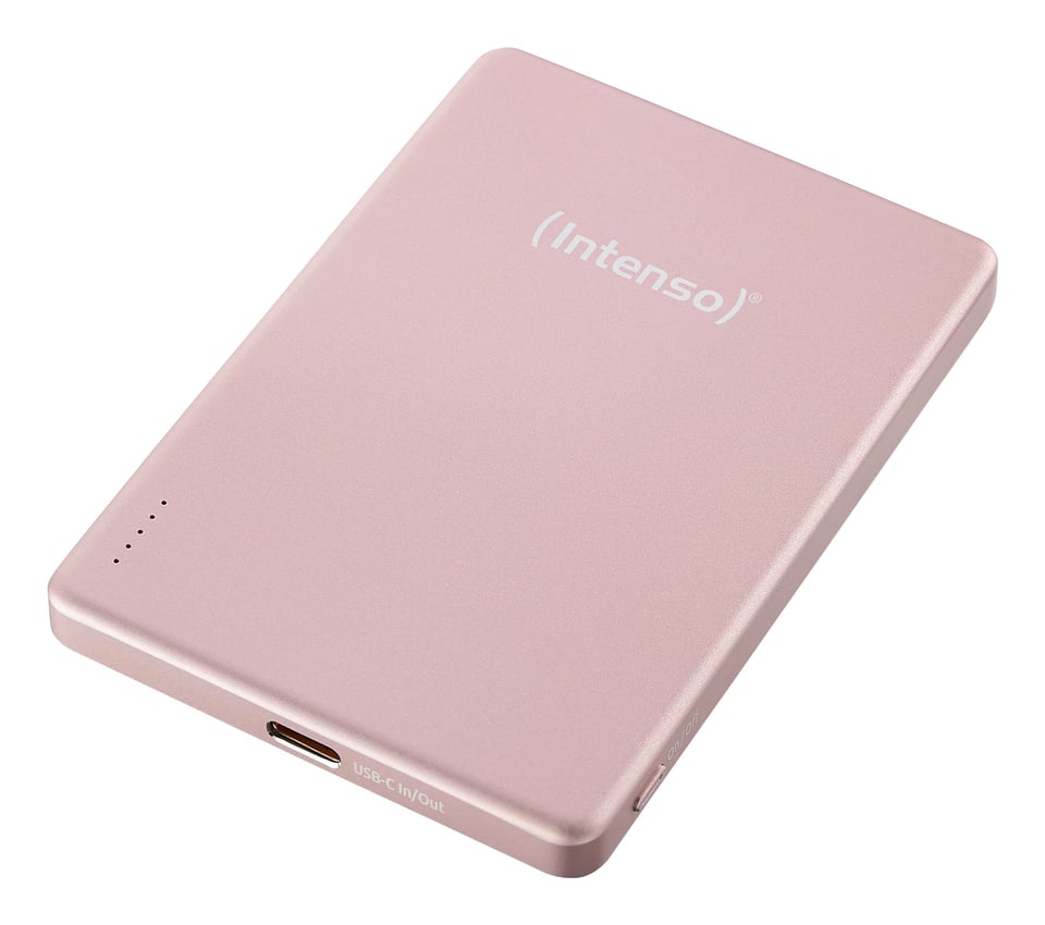 Intenso MW5000 Lithium-Polymeer (LiPo) 5000 mAh Draadloos opladen Roze