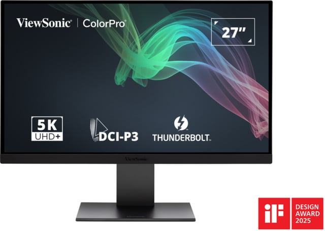Viewsonic VP2788-5K computer monitor 68,6 cm (27") 5120 x 2880 Pixels 5K Ultra HD LED Zwart