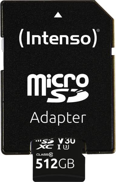 Intenso 3433493 flashgeheugen 512 GB MicroSDXC UHS-I Klasse 10
