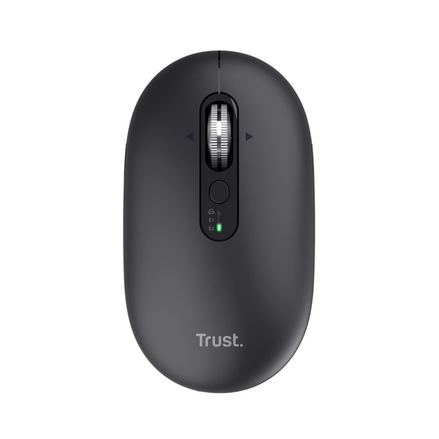 Trust Seron Slim Multi-device Muis - USB en Bluetooth muis – 7 knoppen – 3200 DPI – Zwart