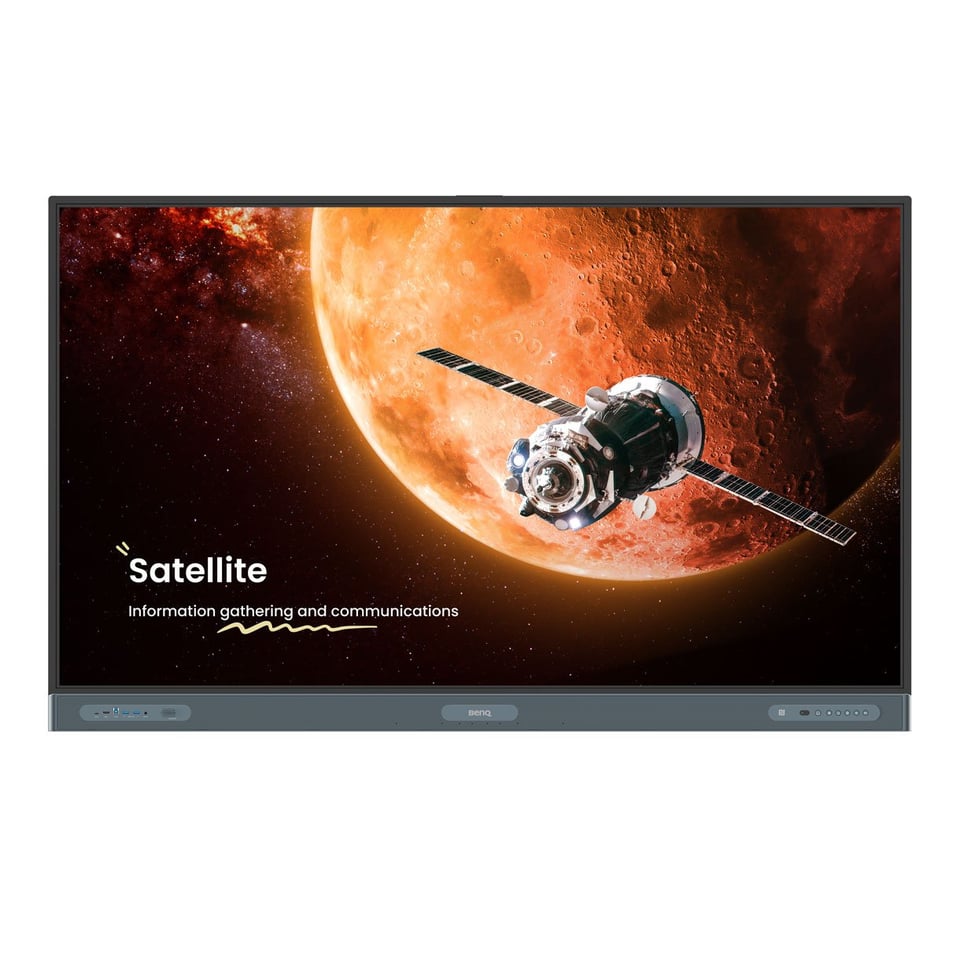 BenQ RP6504 interactief whiteboard 165,1 cm (65") 3840 x 2160 Pixels Touchscreen Zwart
