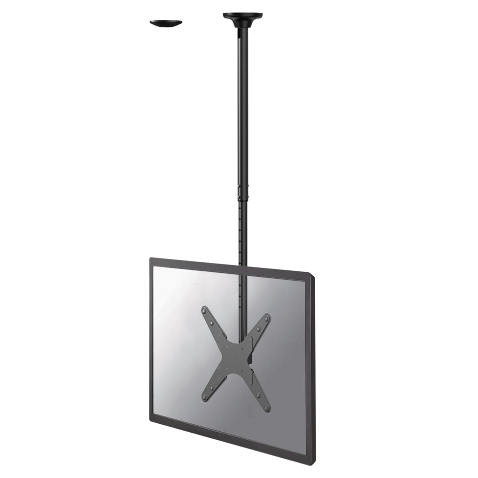 Neomounts FPMA-C340BLACK Monitor/TV-beugel plafond 32-75" - h 106-156 cm