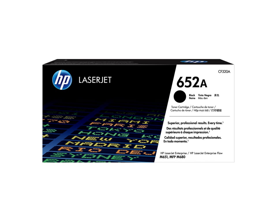 HP 652A originele zwarte LaserJet tonercartridge