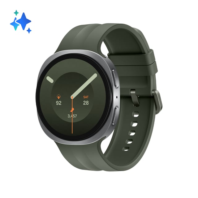 Samsung Galaxy Watch9 3,81 cm (1.5") AMOLED 44 mm Digitaal 480 x 480 Pixels Touchscreen Zilver Wifi GPS