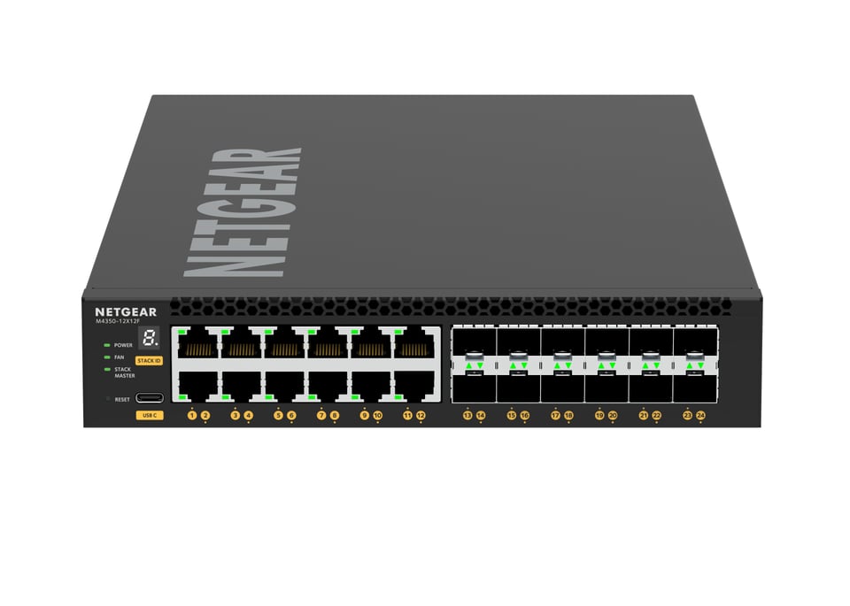 NETGEAR XSM4324 Managed L3 10G Ethernet (100/1000/10000) 1U Zwart