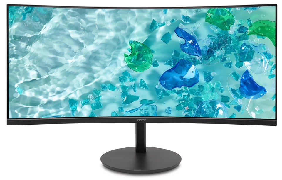 Acer Vero CB3 CB343CURJ0bemiipruzx computer monitor 86,4 cm (34") 3440 x 1440 Pixels Wide Quad HD LCD Zwart